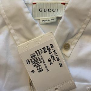 Boys 12month Gucci White Button Up